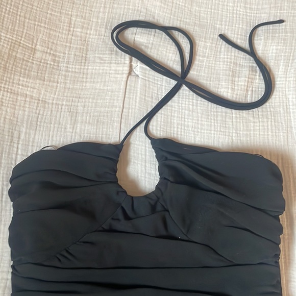 NWOT Black Zara Mini Dress - Picture 2 of 4